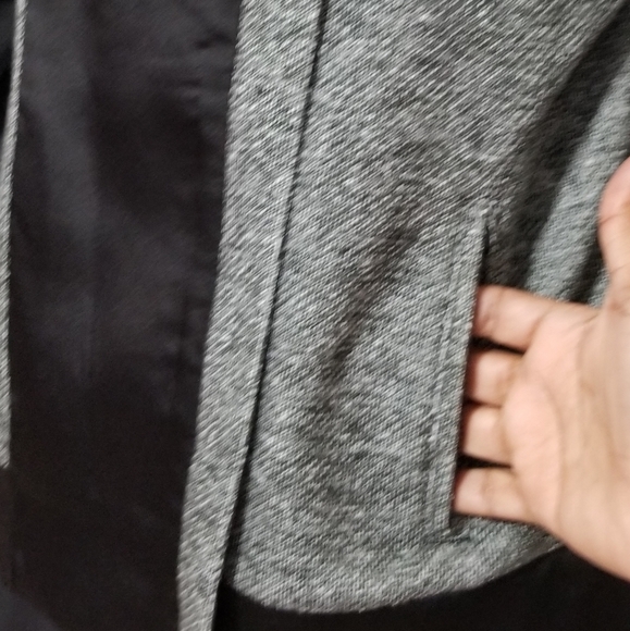 NORDSTROM RACK Gray and Black moto Jacket - Picture 8 of 12